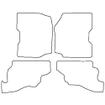 Tailored Car Mats Jeep WRANGLER (YJ) (from 1986 to 1997)