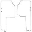 Tailored Car Mats Jeep WRANGLER (Left Hand Drive) (from 1997 to 2000)