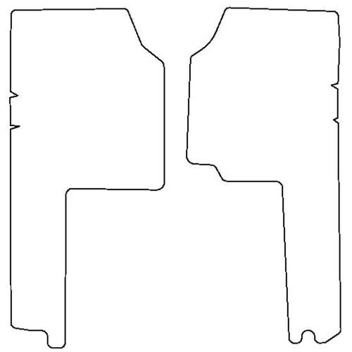 Tailored Car Mats Jeep WRANGLER (Left Hand Drive) (from 1997 to 2000)