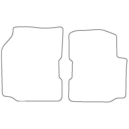 Tailored Car Mats Jeep WRANGLER (Left Hand Drive) (from 1986 to 1997)