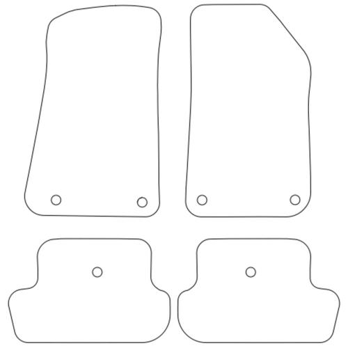 Tailored Car Mats Jeep WRANGLER 2DR (JL) (from 2018 onwards)