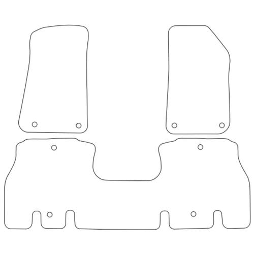 Tailored Car Mats Jeep WRANGLER 4DR (JL) (from 2018 onwards)