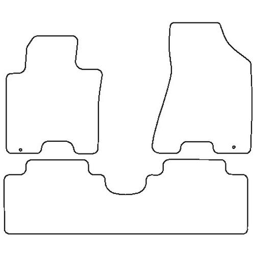 Tailored Car Mats Kia Sportage (Left Hand Drive) (from 2005 to 2010)
