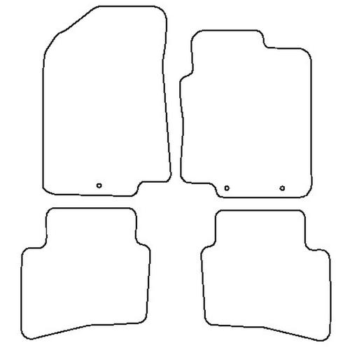 Tailored Car Mats Kia RIO (from 2011 to 2017)