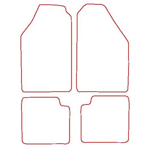 Tailored Car Mats Lancia DELTA HF 4X4 (Left Hand Drive) (from 1989 to 1990)
