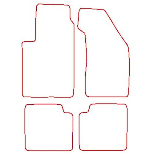Tailored Car Mats Lancia INTEGRALE Left Hand Drive (NO CAT) (Left Hand Drive) (from 1989 to 1993)