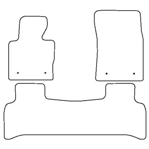 Tailored Car Mats Land Rover RANGE ROVER (Left Hand Drive) (from 2002 to 2010)