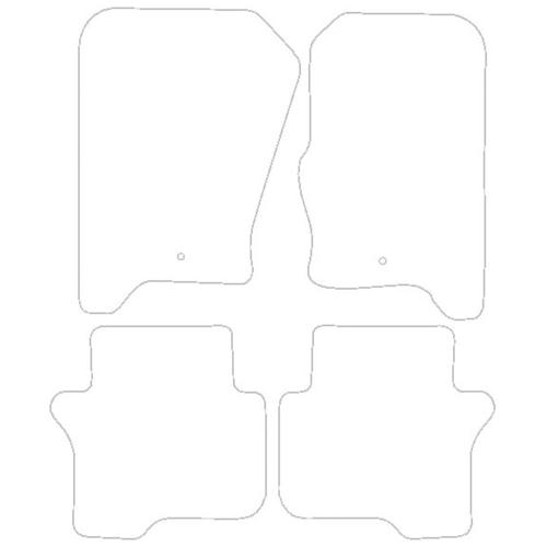 Tailored Car Mats Land Rover DISCOVERY 4 (Fixings Fronts Only) (from 2009 to 2016)