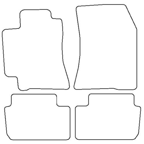 Tailored Car Mats Lexus IS (Left Hand Drive) (from 1999 to 2005)