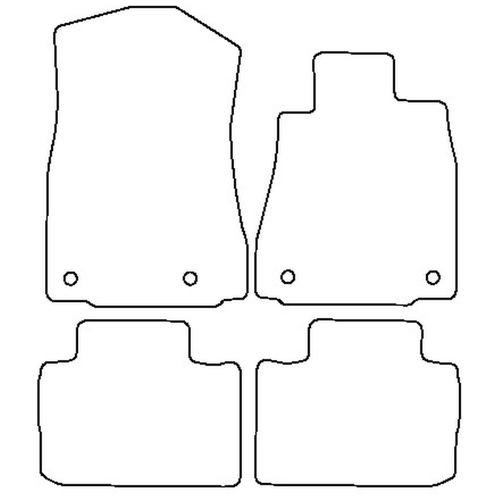 Tailored Car Mats Lexus IS 300h (from 2013 onwards)
