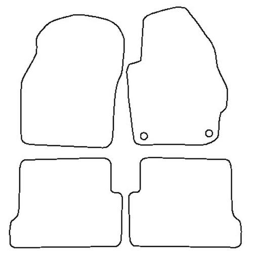 Tailored Car Mats Mazda 3 (from 2004 to 2009)