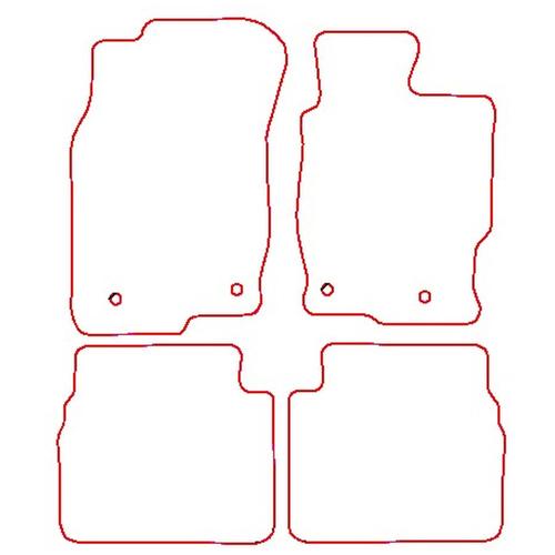 Tailored Car Mats Mazda 6 (from 2008 to 2012)