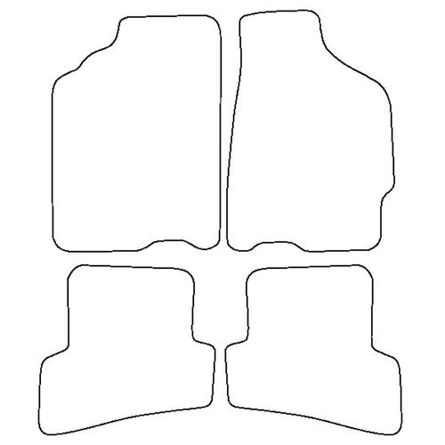 Tailored Car Mats Mazda MX6 (from 1992 to 1998)