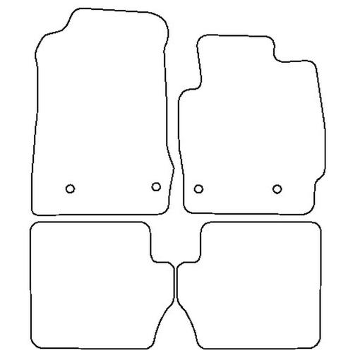 Tailored Car Mats Mazda 2 (from 2007 to 2014)