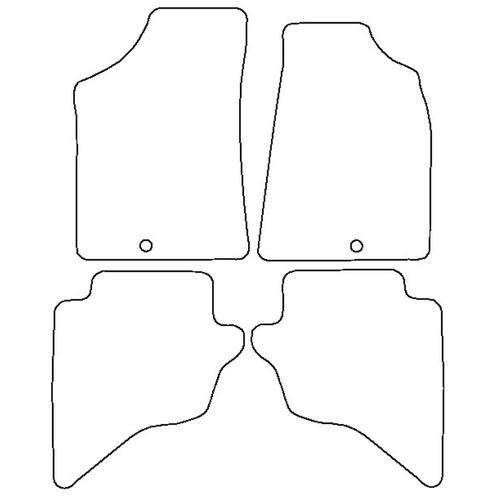 Tailored Car Mats Mazda B-Series PICK UP (from 1998 to 2006)