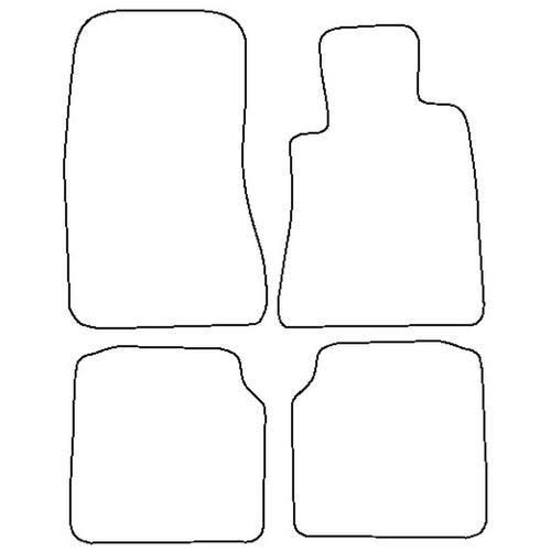 Tailored Car Mats Mercedes S Class (W140) Saloon LWB (from 1991 to 1999)