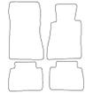 Tailored Car Mats Mercedes 190 (W201) Saloon (from 1982 to 1993)