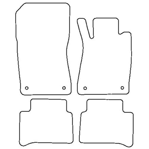 Tailored Car Mats Mercedes CLS (W219) (from 2005 to 2010)