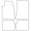 Tailored Car Mats Mercedes S Class (W140) Saloon (Left Hand Drive) (from 1991 to 1999)