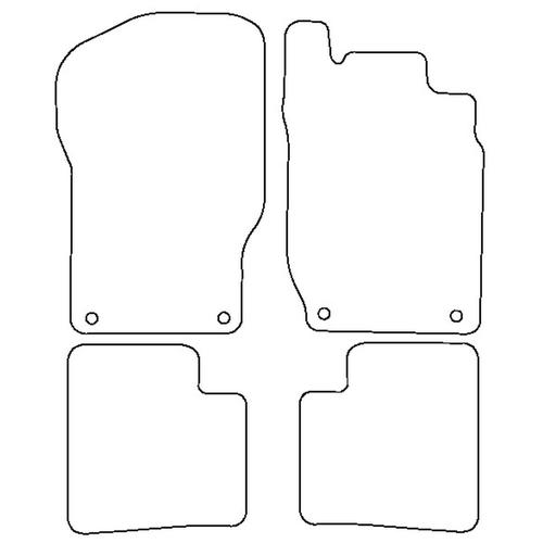 Tailored Car Mats Mercedes M Class (W164) inc ML63 AMG (Left Hand Drive) (from 2006 to 2011)