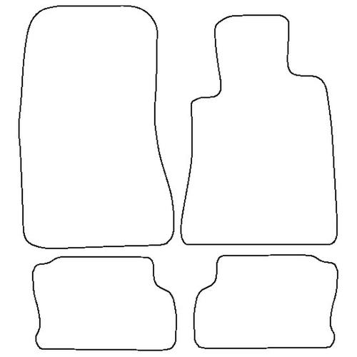 Tailored Car Mats Mercedes S Class (W140) Coupe (from 1991 to 1999)