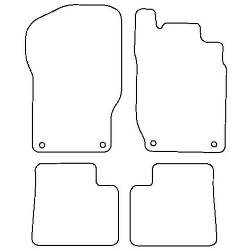 Tailored Car Mats Mercedes M Class (W164) (from 2006 to 2011)