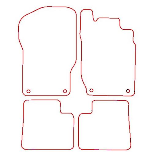 Tailored Car Mats Mercedes GL Class (X164) (from 2006 to 2012)