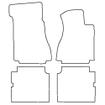 Tailored Car Mats Mercedes E Class (W114 / W115) (from 1968 to 1976)