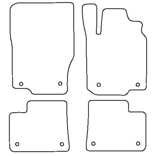 Tailored Car Mats Mercedes M Class (W166) (from 2012 to 2015)