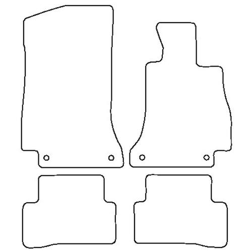 Tailored Car Mats Mercedes C Class (W205) Saloon / Estate (from 2015 onwards)