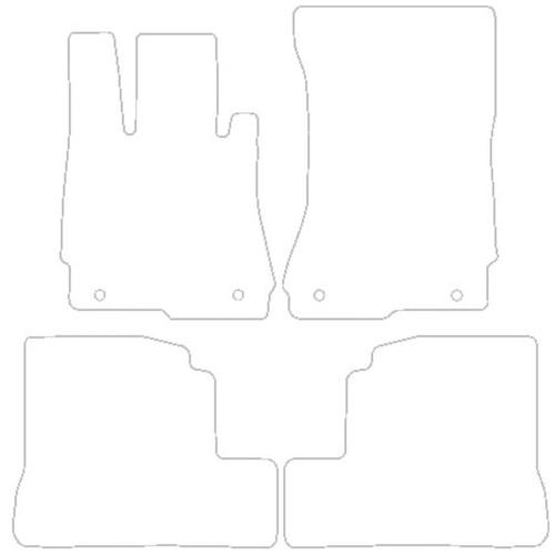 Tailored Car Mats Mercedes S Class (W221) Saloon LWB (Left Hand Drive) (from 2006 to 2013)