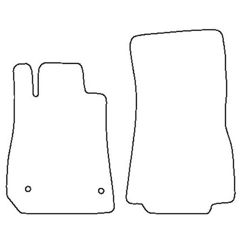Tailored Car Mats Mercedes SLS (C197 / R197) (Left Hand Drive) (from 2011 to 2015)