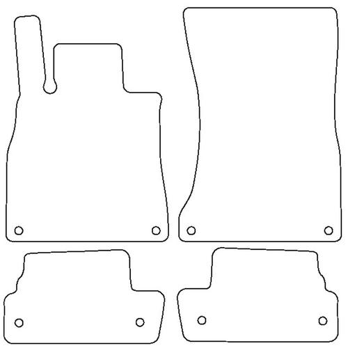 Tailored Car Mats Mercedes S Class (C217) Coupe (Left Hand Drive) (from 2014 onwards)