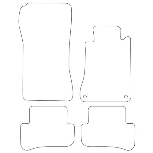Tailored Car Mats Mercedes CLC Class (CL203) (from 2008 to 2011)