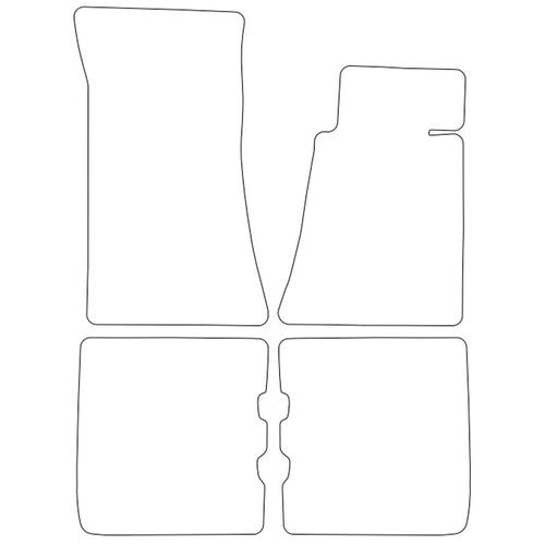 Tailored Car Mats Mercedes SLC C107 (from 1971 to 1981)