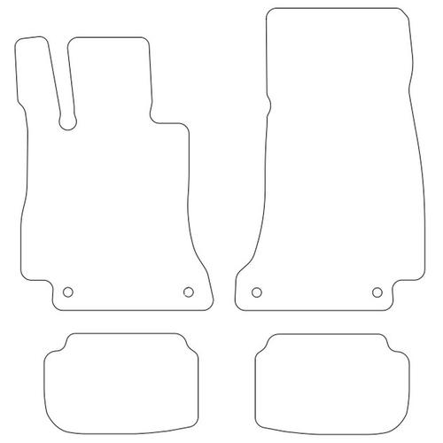 Tailored Car Mats Mercedes E Class (C238) Coupe / (A238) Convertible (Left Hand Drive) (from 2017 onwards)