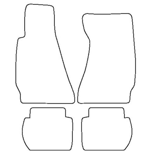 Tailored Car Mats Aston Martin RAPIDE (Left Hand Drive) (from 2010 onwards)