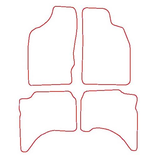 Tailored Car Mats Mitsubishi L200 (from 2000 to 2006)
