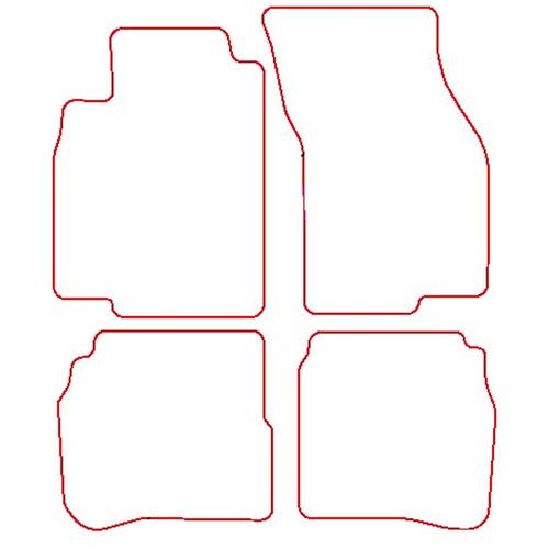 Tailored Car Mats Mitsubishi EVO 6 (Left Hand Drive) (from 1999 to 2001)