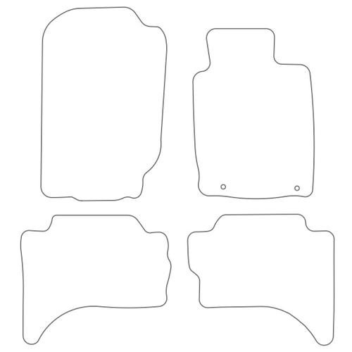 Tailored Car Mats Mitsubishi L200 DOUBLE-CAB (from 2015 onwards)