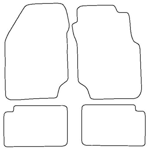 Tailored Car Mats Nissan SUNNY 3DR (from 1991 to 1995)