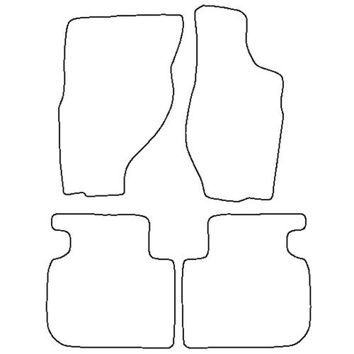 Tailored Car Mats Nissan TERRANO II (from 1998 to 2004)