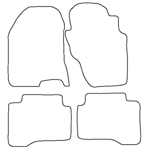 Tailored Car Mats Nissan X-TRAIL (from 2001 to 2007)