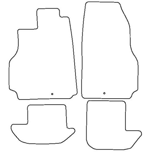 Tailored Car Mats Nissan GT-R R35 (SKYLINE) (Left Hand Drive) (from 2009 onwards)
