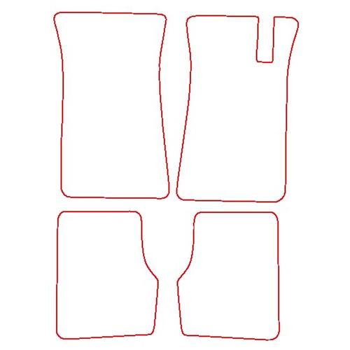 Tailored Car Mats Opel MONZA (Left Hand Drive) (from 1979 to 1985)