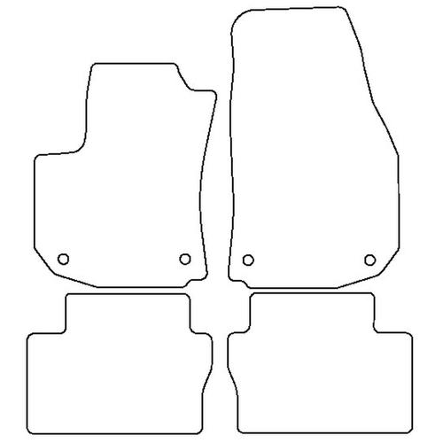 Tailored Car Mats Opel ZAFIRA B (Left Hand Drive) (from 2005 to 2014)