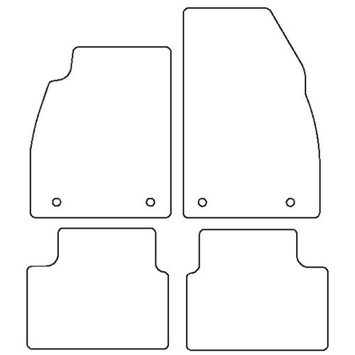 Tailored Car Mats Opel INSIGNIA (Left Hand Drive) (from 2008 to 2013)