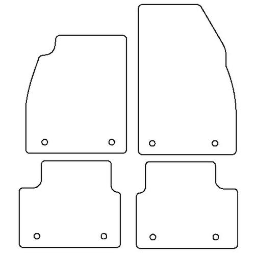 Tailored Car Mats Opel INSIGNIA (Left Hand Drive) (from 2013 onwards)