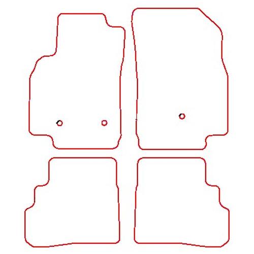 Tailored Car Mats Opel KARL (Left Hand Drive) (from 2015 onwards)