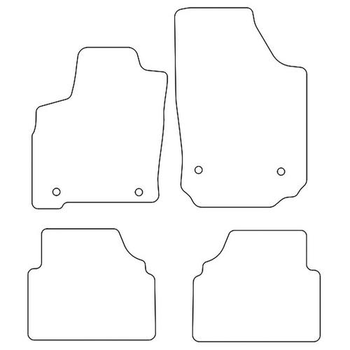 Tailored Car Mats Opel MERIVA A (Left Hand Drive) (from 2004 to 2010)